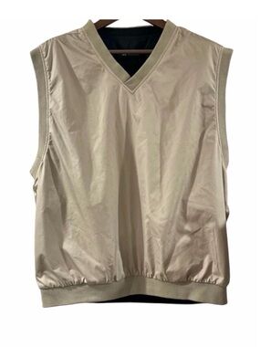 Wedge Reversible Golf Windbreaker Pullover Vest Size Large